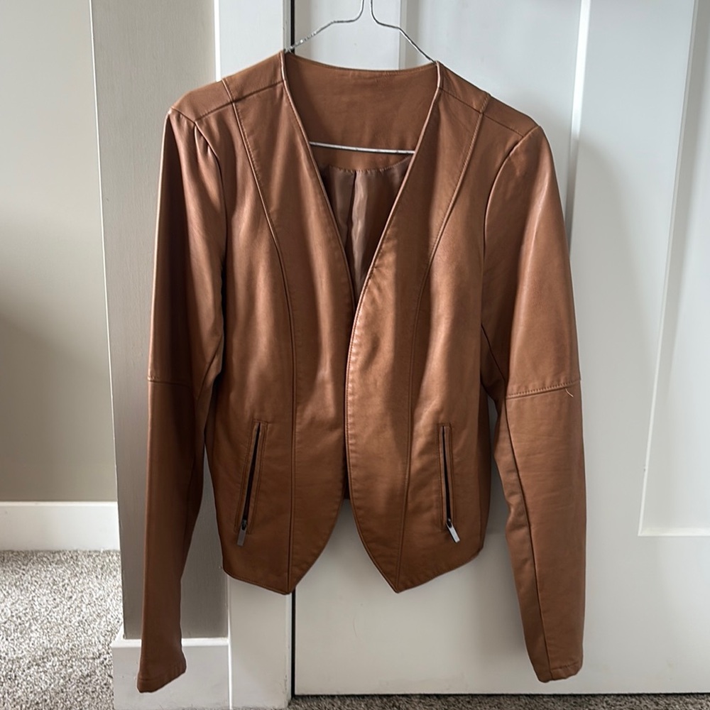 Brown Leather Women's Jacket